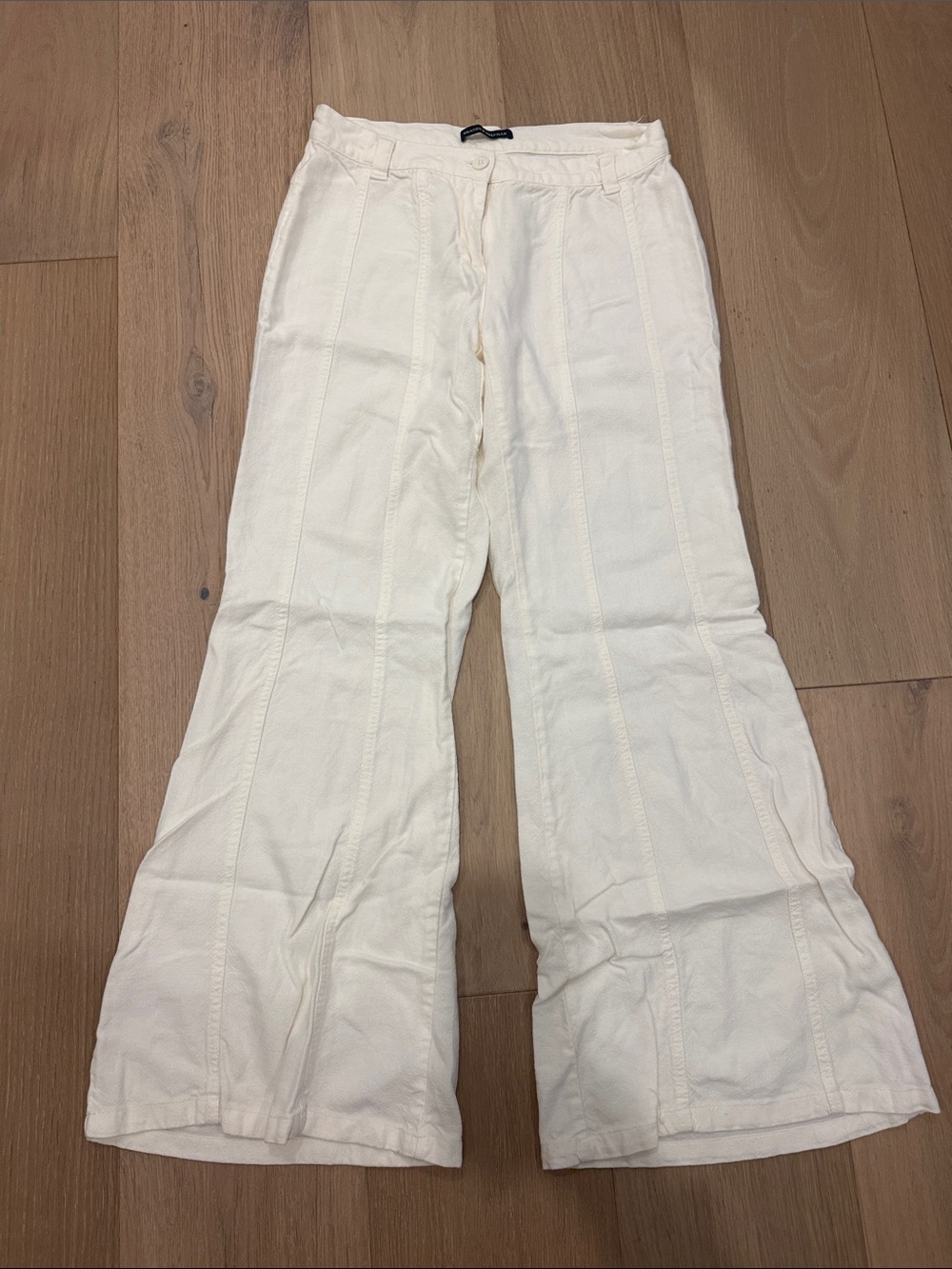 Brandy Melville linen blend flare pants